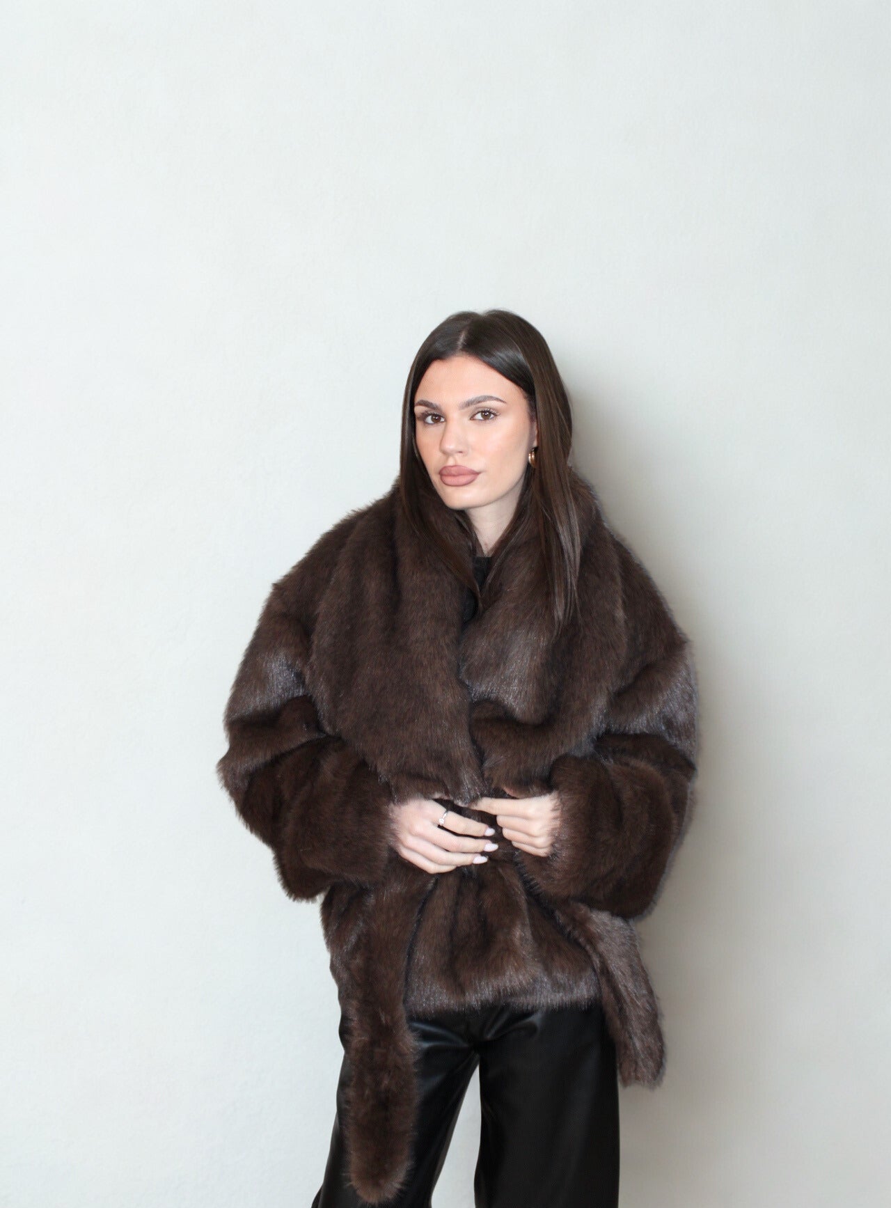 Kurtka/Futerko Fuzzy La Manuel - Czekolada