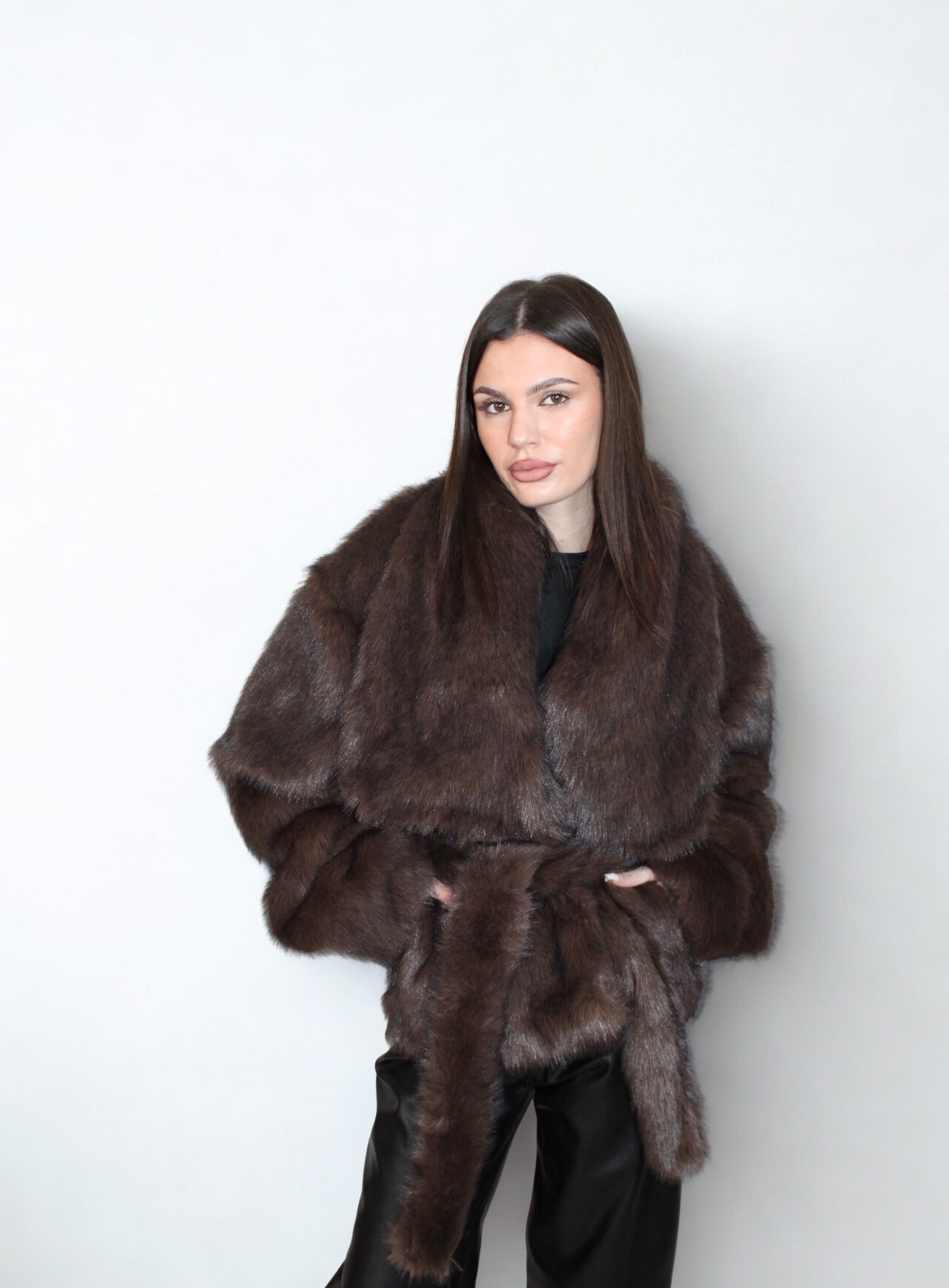 Kurtka/Futerko Fuzzy La Manuel - Czekolada