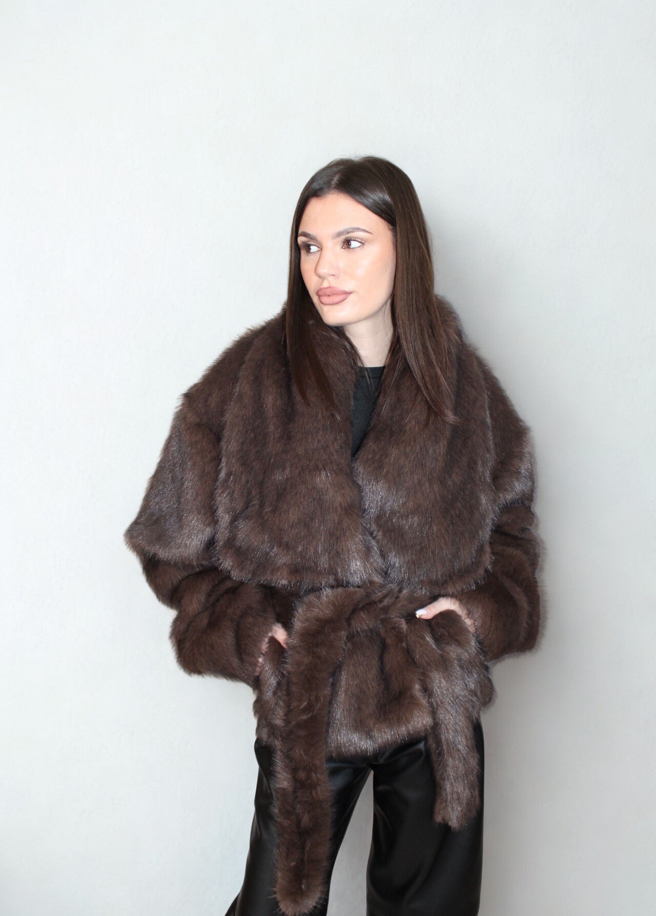 Kurtka/Futerko Fuzzy La Manuel - Czekolada