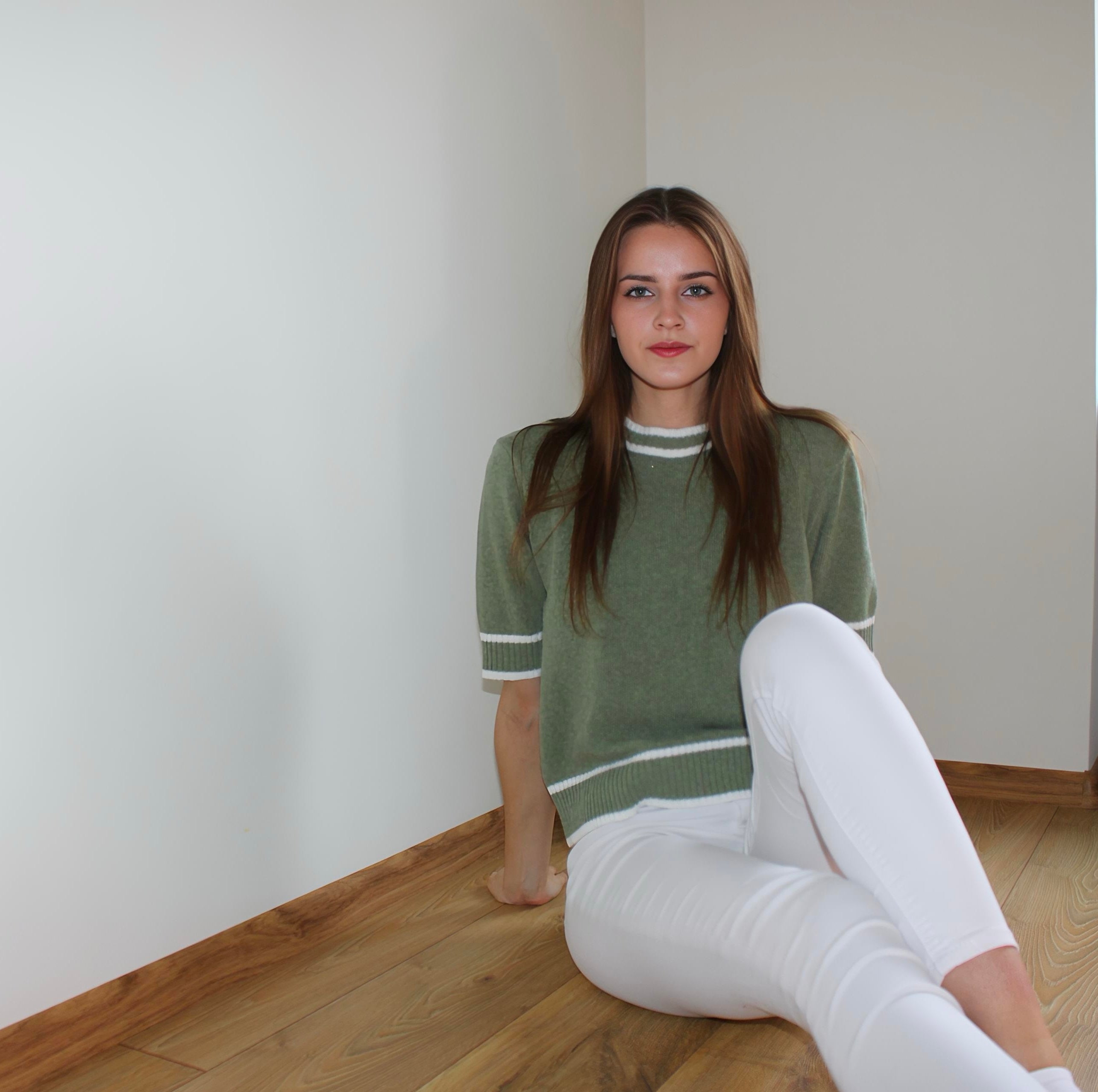 Sweter Bianca EMO - Olive