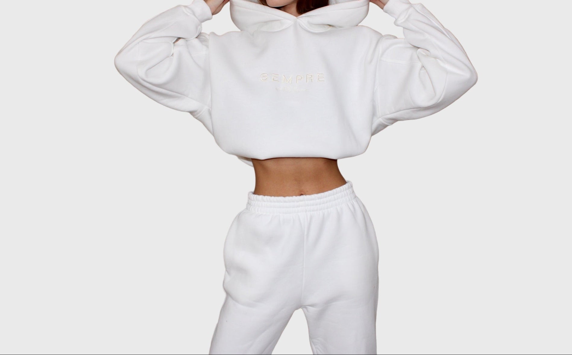 Dres SEMPRE śmietana, widok z boku