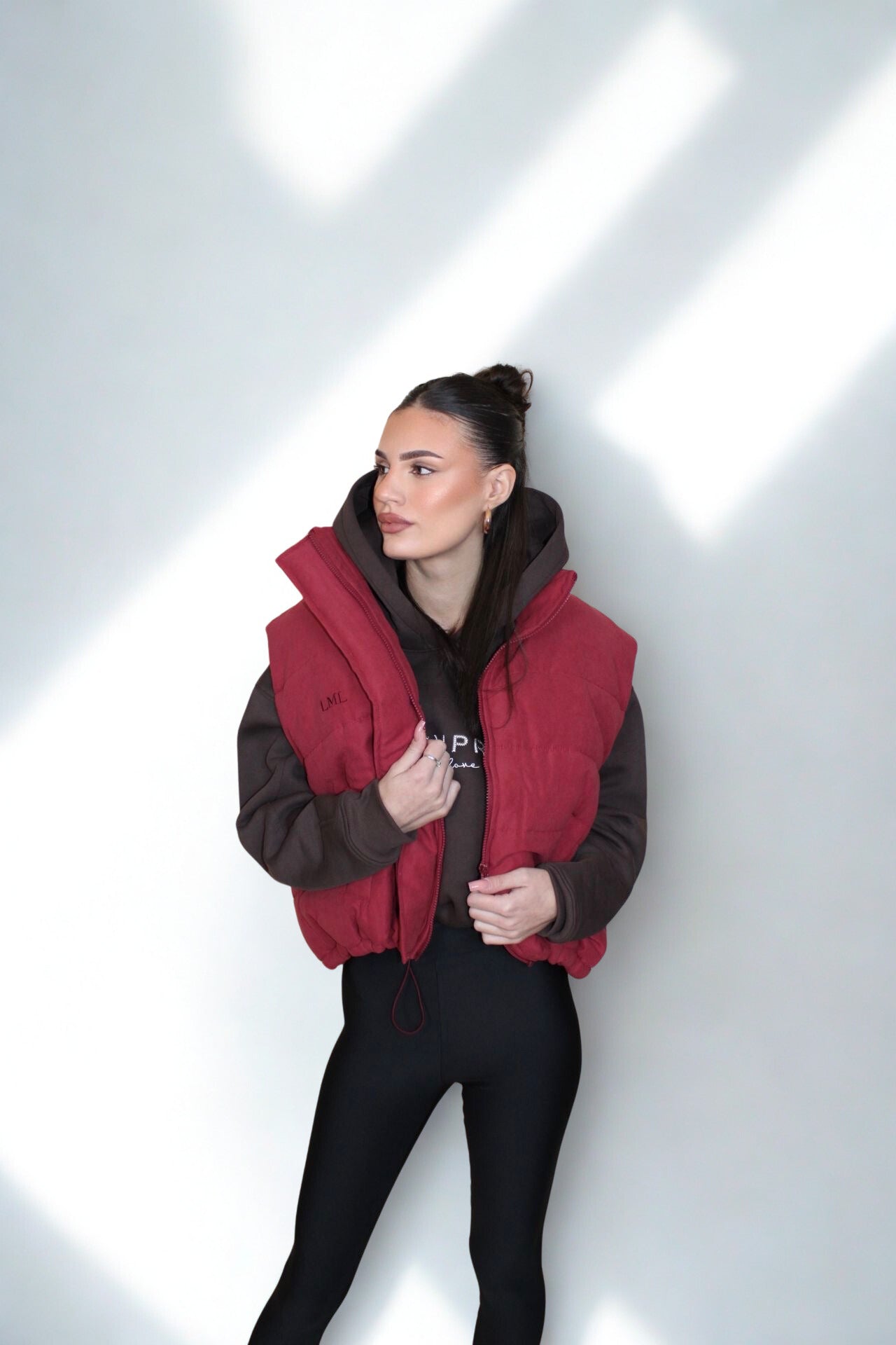 Bezrękawnik La Manuel - Bordo