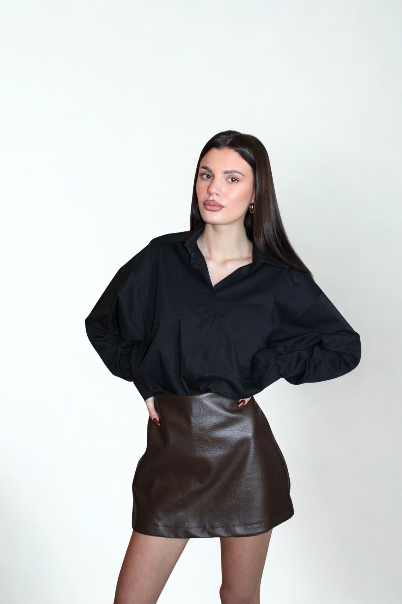 Koszula Oxford EMO - Czarna