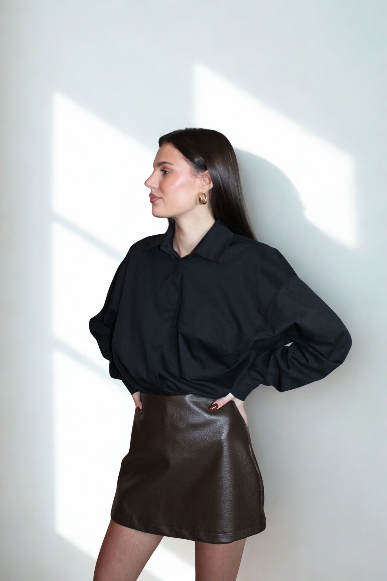 Koszula Oxford EMO - Czarna