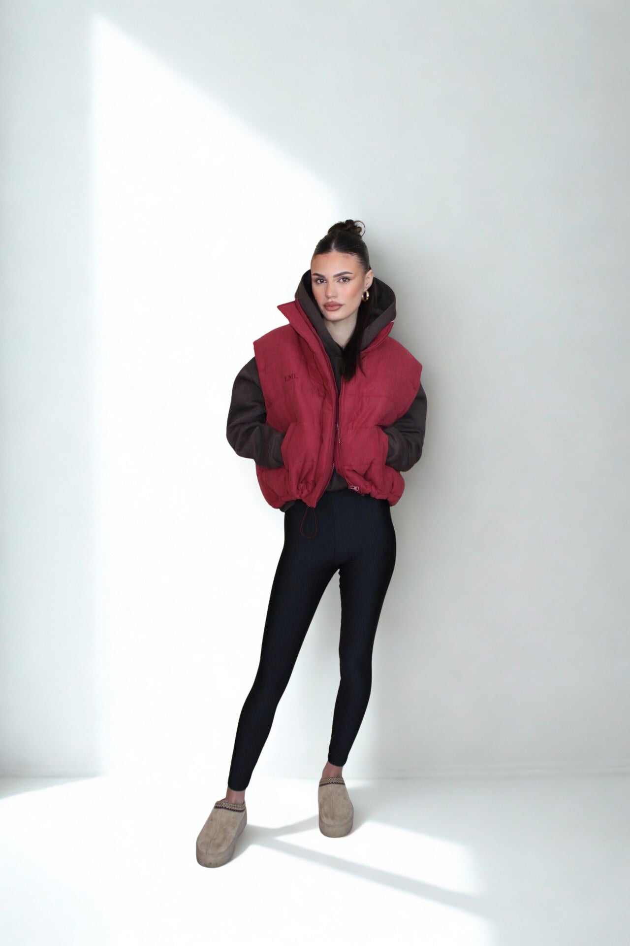 Bezrękawnik La Manuel - Bordo