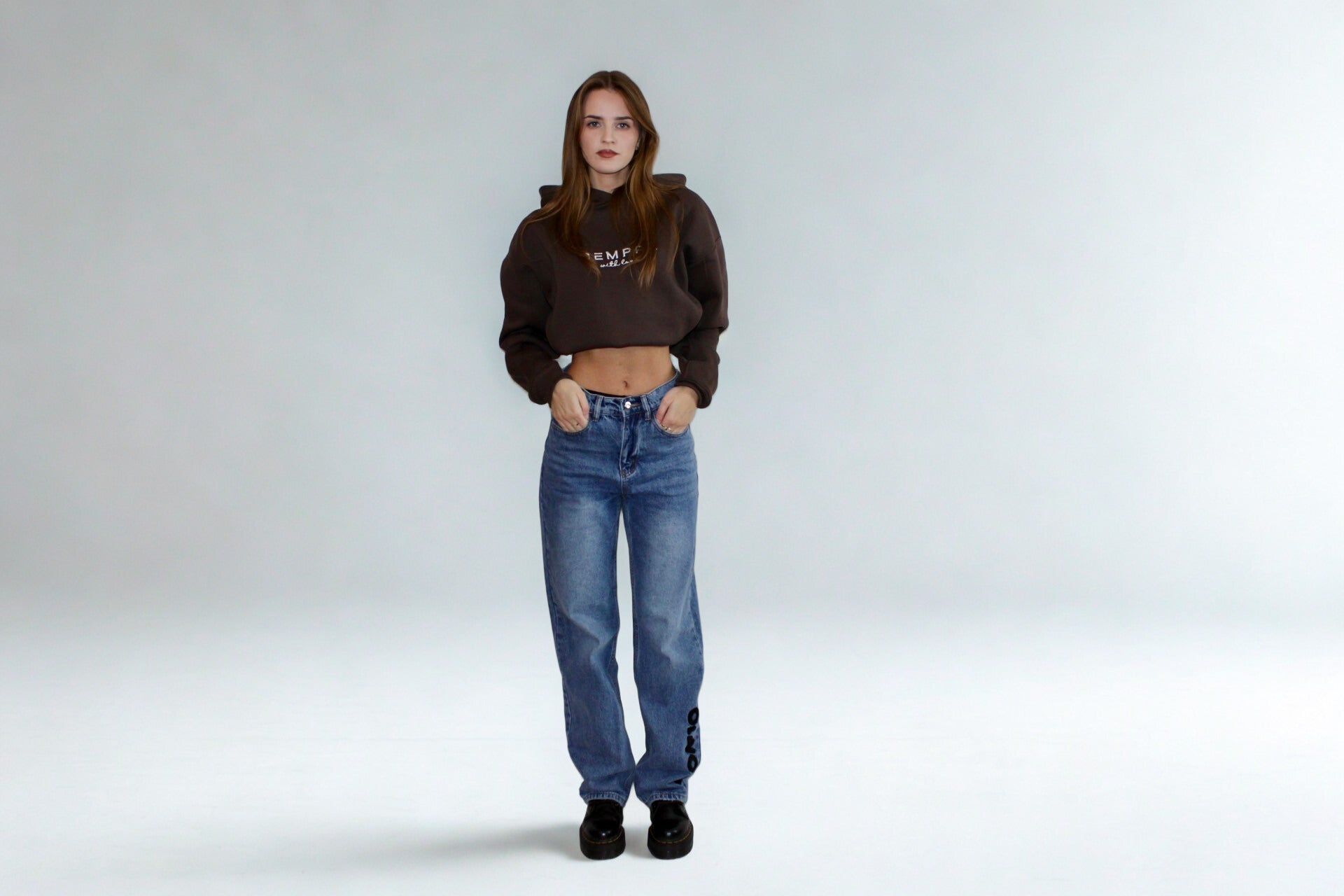 Jeansy NIDO OLAVOGA - niebieskie